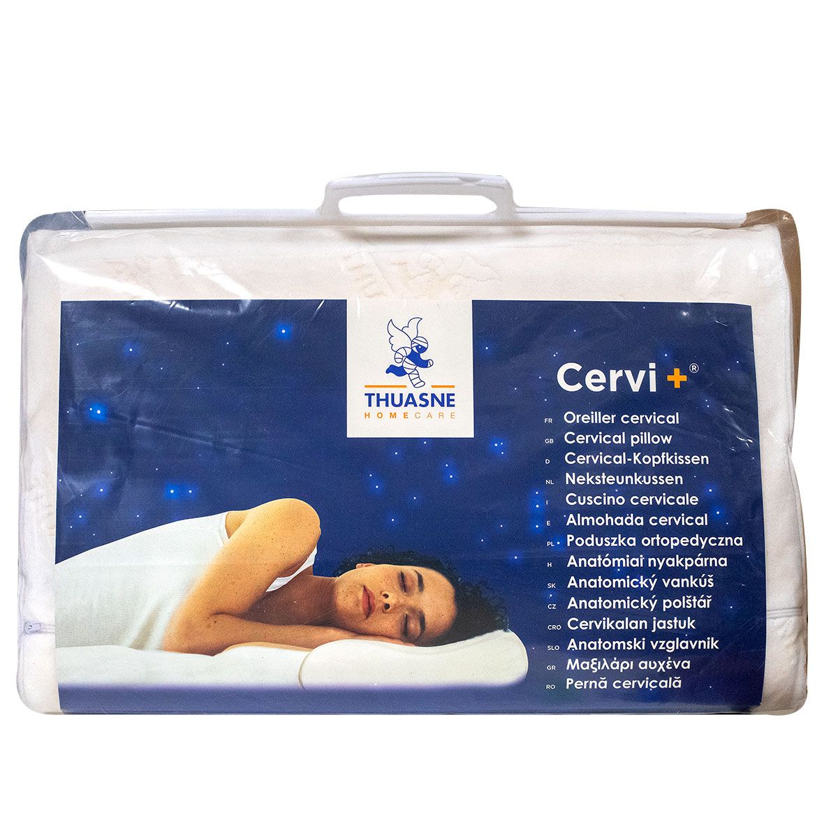 Oreiller Cervical Enfant LITIMKAT - Mousse Mémoire De Forme En U - Housse Amovible Rose