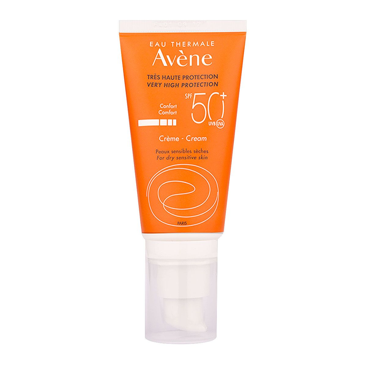 la crème solaire très haute protection SPF 50  sans parfum permet une ...