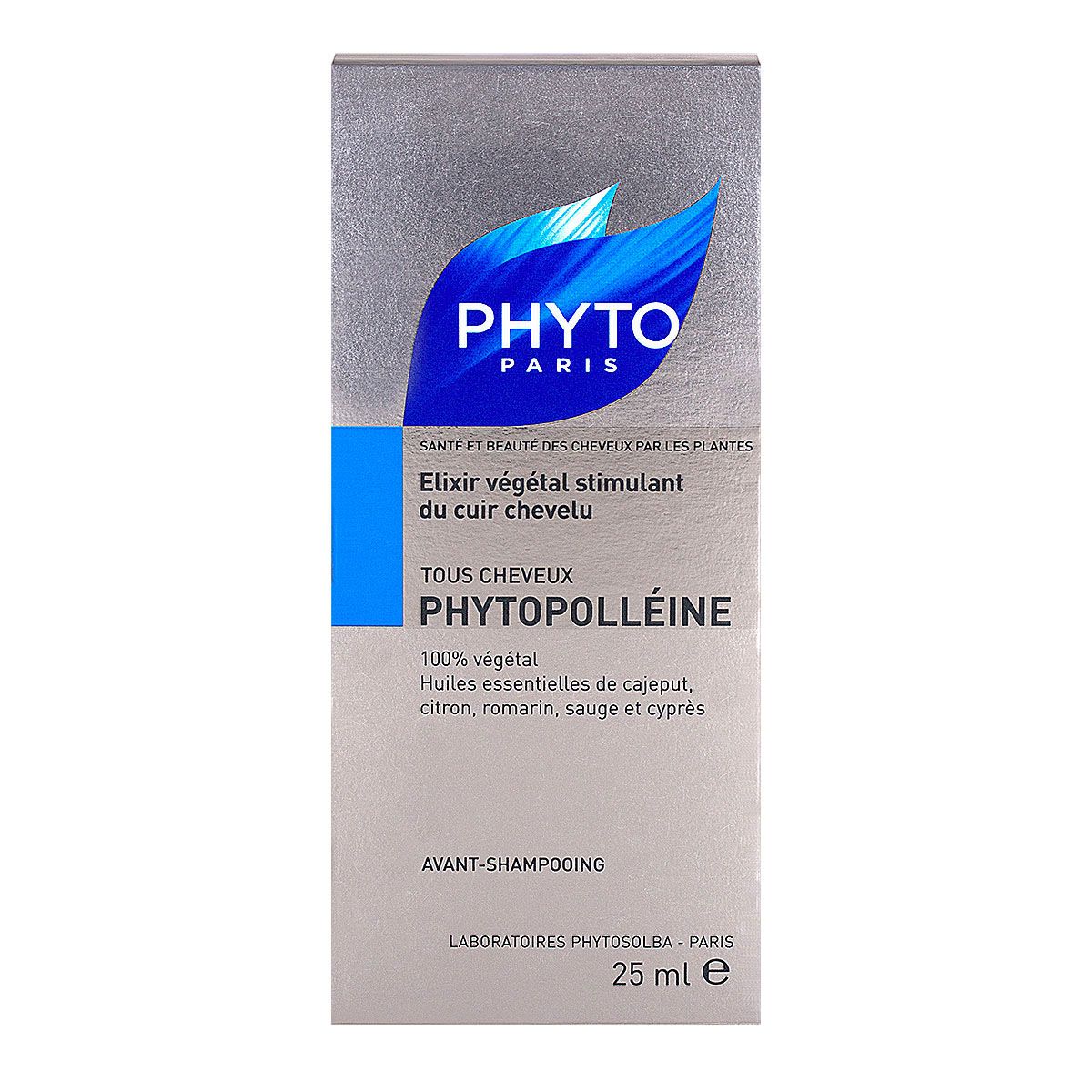 Phytopolléine élixir végétal stimulant Phyto est un soin avant shampooing qui rééquilibre. Phyto