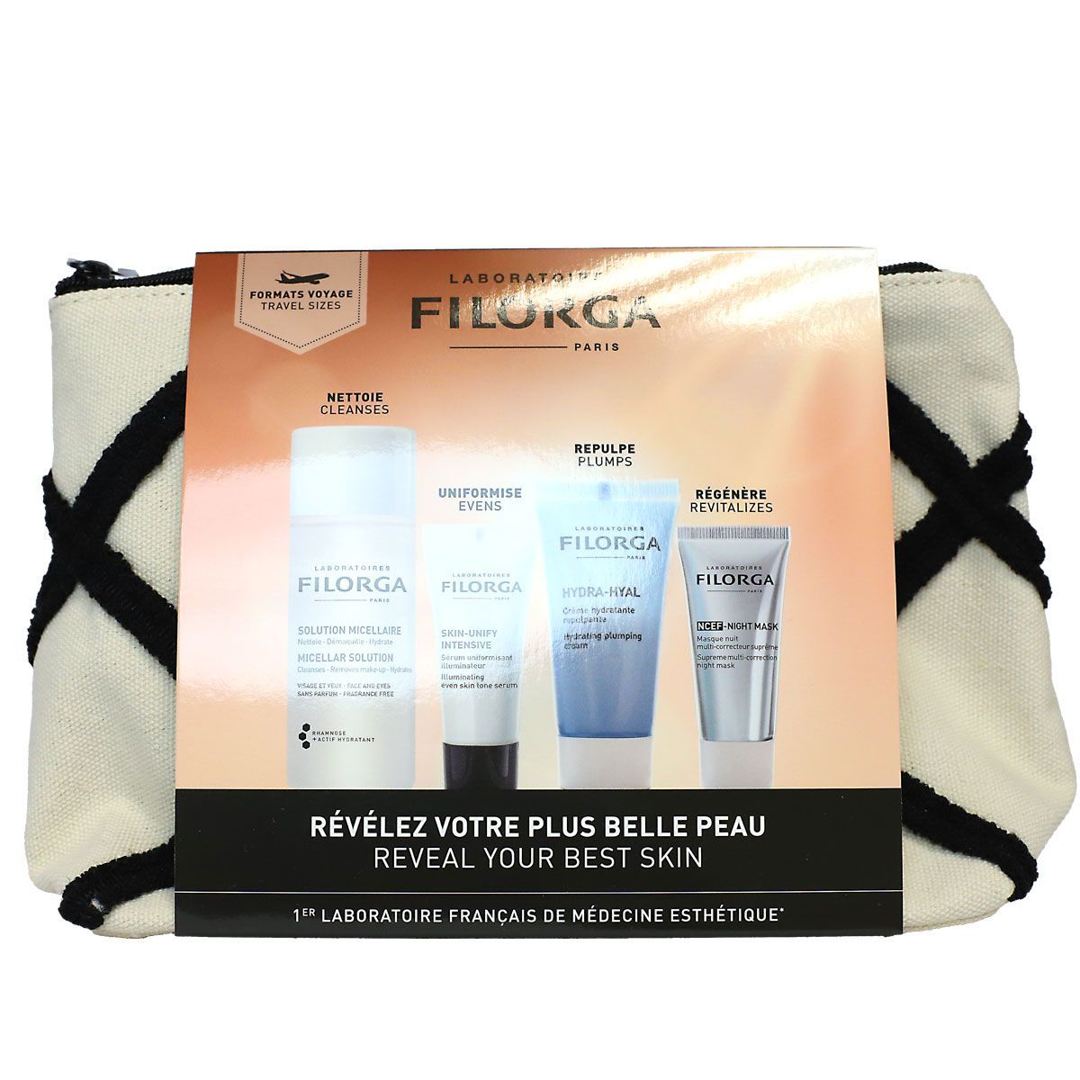 Kit Découverte Filorga - Régénération Suprême - Soins Visage 1 Semaine (Crème, Sérum, Masque) - Neuf