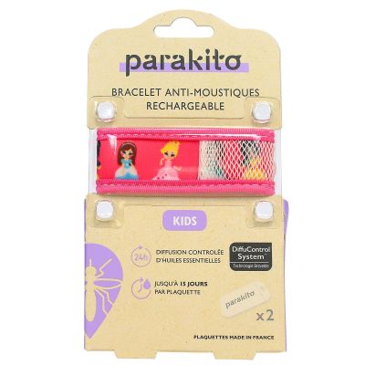 Parakito Bracelet anti-moustiques Teens Plume + 2 recharges