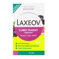 Laxeov 10 cubes transit express pruneau-figue-raisin