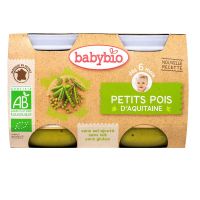 Petit pot légumes petits pois 2x130g