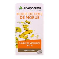 Arkogélules huile foie de morue 220 gélules