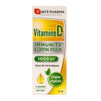 Vitamine D3 immunité & capital osseux 1000UI 15ml