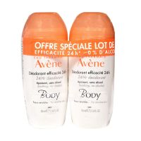 Body déodorant efficacité 24h 2x50ml