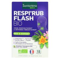 Respi Rub Flash nez et gorge bio 15 comprimés