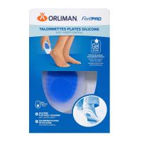 Feetpad talonnettes plates silicone insert central T2