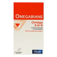 Omegabiane Oméga 3-6-9 100 capsules marines