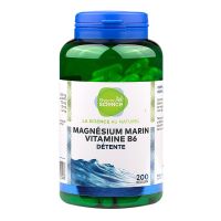 Gélules de magnésium marin & vitamine B6 x200