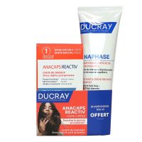 Anacaps Reactiv cheveux 90 gélules + Anaphase shampoing offert