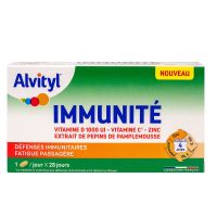 Immunité vitamine D 1000UI fatigue passagère 28 comprimés