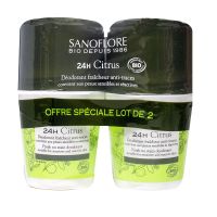 Vent de Citrus déo efficacité 24h roll on 2x50ml