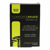 Confort urinaire Preventlife 40 comprimés