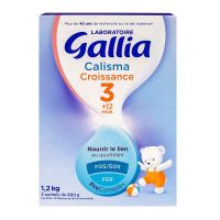 Calisma lait croissance 3 dès 12 mois 2x600g