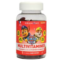 Pat Patrouille Multivitamines sans sucre 60 gummies