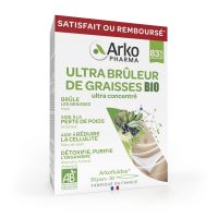 Arkofluides Ultra brûleur de graisses bio 30 ampoules