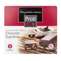 5 barres protéinées chocolat suprême