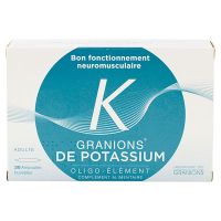 Granions de potassium 30 ampoules