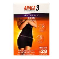 Anaca3 shorty ventre plat noir S/M