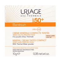 Bariésun crème compacte teintée claire SPF50+ 10g