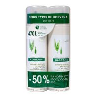 Shampoing sec extra-doux lait d'avoine 2x150ml