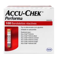 Accu-Check Performa 100 bandelettes glycémie