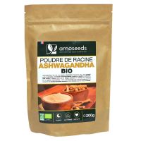 Poudre de racine Ashwagandha bio 200g