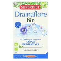 Drainaflore bio detox dépuratives 20 ampoules