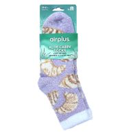 Chaussettes hydratantes croissants gris taille 35-41