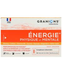 Energie physique et mentale 30 ampoules