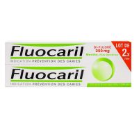 Bi-fluoré 250mg dentifrice menthe 2x75ml