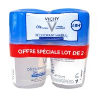 Déo minéral anti-odeur 48h 2x50ml