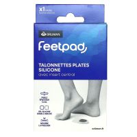 FeetPad 2 talonnettes plates silicone modèle bilatéral taille 3