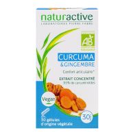 Confort articulaire curcuma et gingembre bio 30 gélules