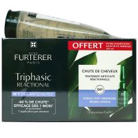 Triphasic Reactional rituel anti-chute 12 ampoules + shampooing offert