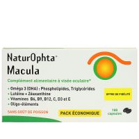 NaturOphta Macula 3 mois 180 capsules