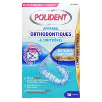 Nettoyant appareil orthondontique et gouttieres 36 comprimés