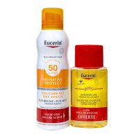 Sun Protection Sensitive Protect brume spray SPF50 200ml + huile offerte