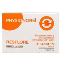 Physionorm Resflore ferments lactiques 4 sachets