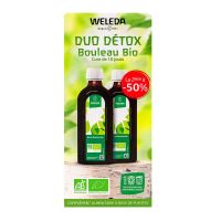 Duo detox bouleau bio 2x250ml bouteille offerte