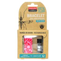 Bracelet anti-moustiques pétale