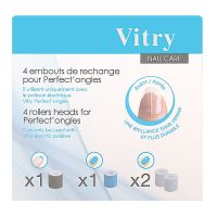 4 embouts de rechange pour Pefect'ongles