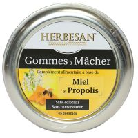 45 gommes à mâcher miel & propolis