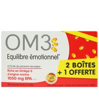 Equilibre émotionnel 1050mg EPA 3x60 capsules