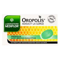 Oropolis menthe eucalyptus 20 pastilles