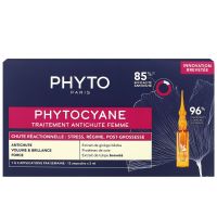 Phytocyane traitement anti-chute femme réactionnelle 12x5ml