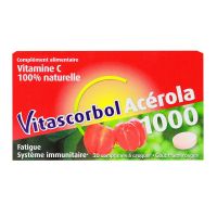Vitascorbol Acérola 1000 30 comprimés à croquer