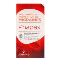 Phapax traitement prévention migraines gouttes 30ml