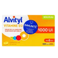 Vitamine D3 1000 UI 60 capsules